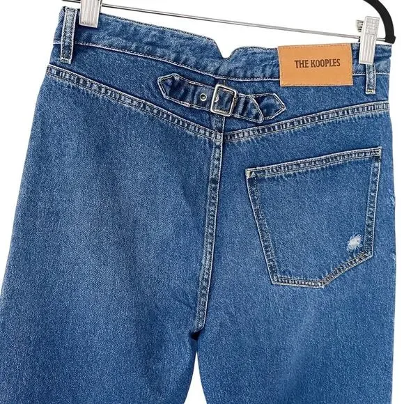 The Kooples Wide Leg Button Fly Jeans Men’s 29 NWT - Picture 5 of 7